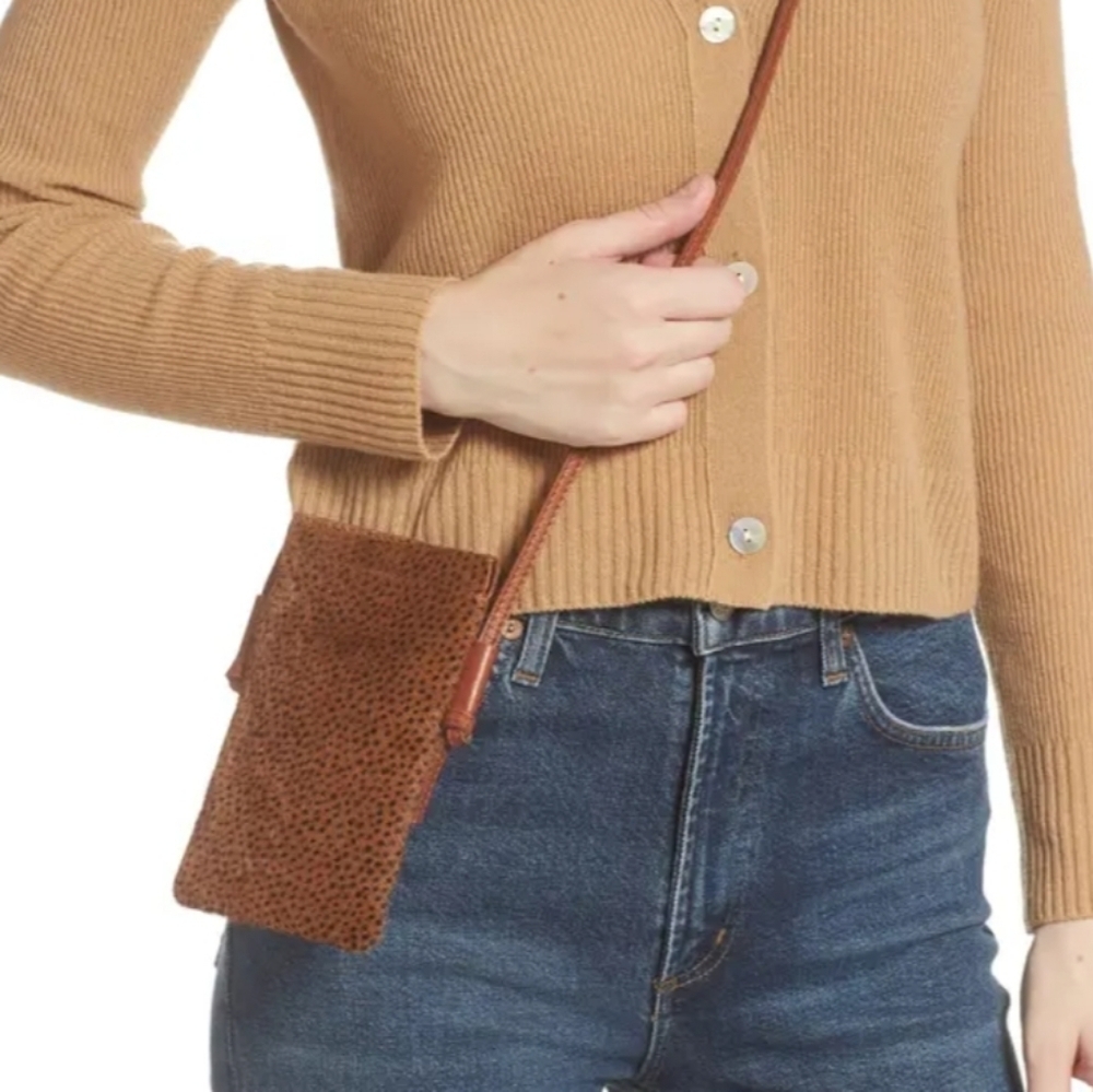 Madewell Calf Hair Smartphone Crossbody Bag - Picture 4 of 8